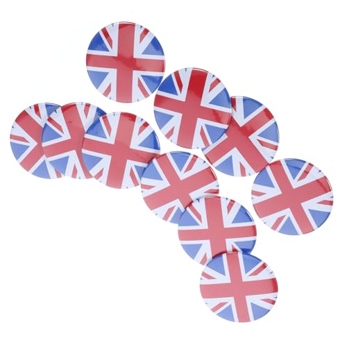 Hemobllo 10 Stück Metall Anstecknadeln Uk England Flagge Metallbrosche Rustbeständig Patriotisch Vielseitig für Kleidung Tasche Fanartikel von Hemobllo