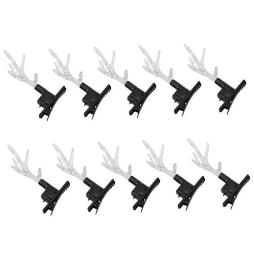 Hemobllo 10 Stück Teiliges LED Hirschgeweih Haarschmuck Leuchtende Haarspangen mit Weihnachtlichem Rentier Design Langlebig und Bequem Geeignet für Damen Mädchen für Weihnachtsfeier und von Hemobllo