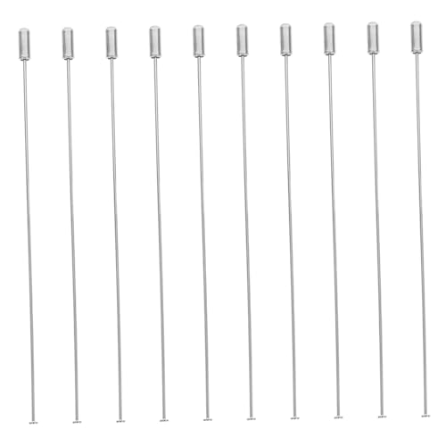 Hemobllo 10 Stück Teiliges Weiße Broschennadeln Stabile Kupfer Anstecknadeln mit Rundem Kopf Vielseitig für Hemdkragen Corsagen Herren Revers und DIY Kostümdekoration Geeignet von Hemobllo