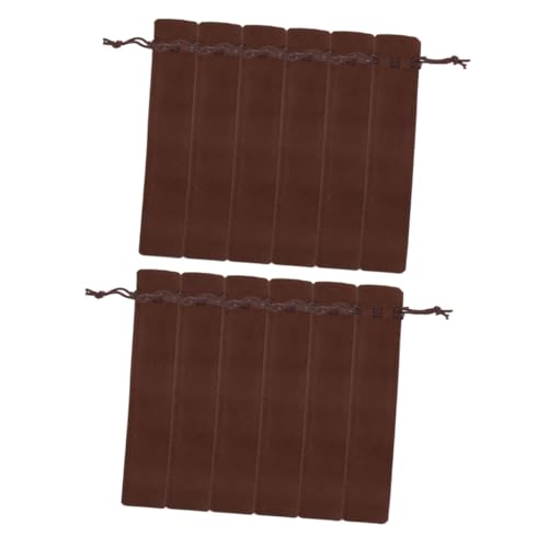 Hemobllo 12 Stück Teiliges Große Kapazität Stiftebeutel aus Doppellagigem Verschleißfestem mit Kordelzug Tragbare Federmäppchen für Stifte Bleistifte und Schreibgeräte Praktische von Hemobllo