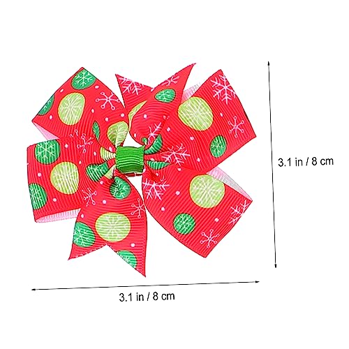 Hemobllo 15 Stück Teiliges Haarschmuck mit Schleifen Haarspangen Weihnachtsdesign für Mädchen Bunte Haarklammern Vielseitig Kombinierbar für Weihnachtsfeiern und Festliche Anlässe von Hemobllo