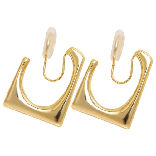 Hemobllo 1Paar Clip Ohrringe für Damen Ohrmanschetten Metall Ohrclips Ohrlöcher für Besondere Anlässe Wie Partys oder Geburtstagsfeiern Design Hemobllo 1Paar Clip Ohrringe für Damen Ohrmanschetten Metall Ohrclips Ohrlöcher für Besondere Anlässe Wie Partys oder Geburtstagsfeiern Design von Hemobllo