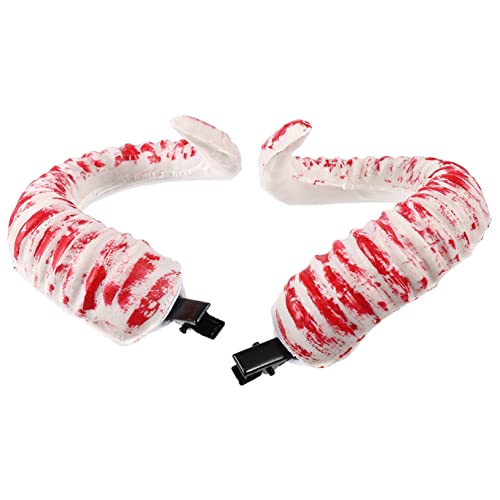 Hemobllo Hörner Haarspangen Für Halloween Teufelshörner Cosplay Gothic Haaraccessoires Fledermaus Haarnadel Kostüm Hörner Für Damen Party Requisiten Und Foto Dekoration von Hemobllo