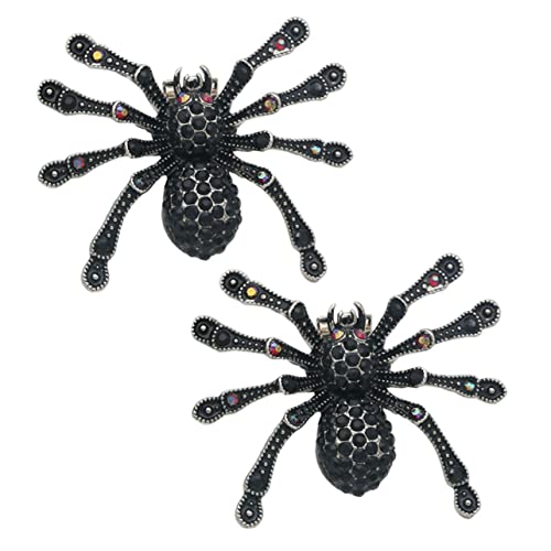 Hemobllo Halloween Spinnen Schuhclips Mit Strass Für Damen Stilvolle Schuhschmuck Accessoires Für Partys Hochzeiten Und Besondere Anlässe Weiß von Hemobllo