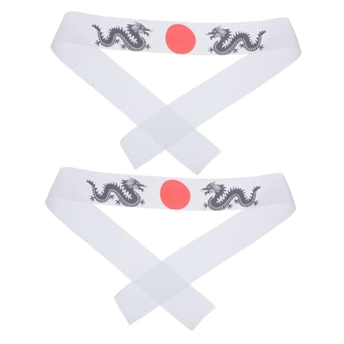 Hemobllo 1Paar Japanisches Stirnband für Karate und Fitness Bequemes Hachimaki für Sport und Kochaktivitäten und Unterstützung Hemobllo 1Paar Japanisches Stirnband für Karate und Fitness Bequemes Hachimaki für Sport und Kochaktivitäten und Unterstützung von Hemobllo