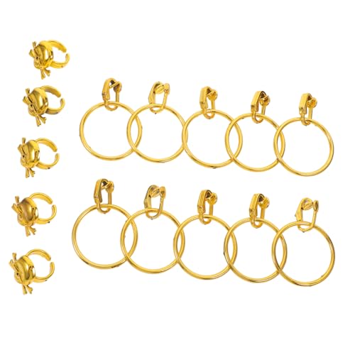 Hemobllo Piraten Ohrringe Und Totenkopf Ringe Für Halloween Fingerringe Und Ringschmuck Aus Kunststoff Dekorative Ohrringe Und Accessoires Für Kostümparty von Hemobllo