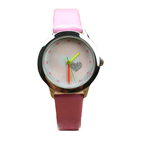 Hemobllo 1stück Bunte Kinderuhr Mit Cartoon- Dekorative Armbanduhr Für Jungen Und Mädchen Für Zeitwahrnehmung Und Tägliches Tragen Quarzwerk Pinkfarben Leicht Und Kinderfreundlich von Hemobllo