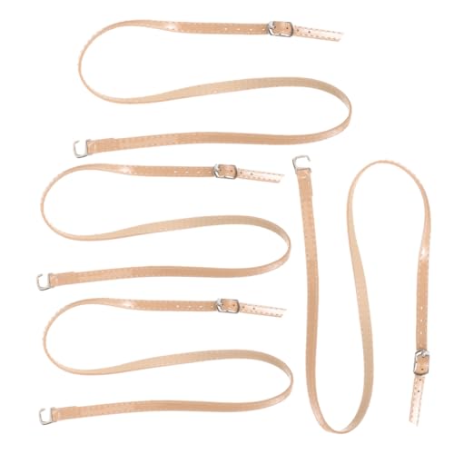 Hemobllo 2 Paare Verstellbare PU Schuhriemen mit Abnehmbaren Schnallen Kreuz Design für Damen und Mädchen Sicheres Halten von High Heels Verbesserte Fußunterstützung und Rutschfester von Hemobllo