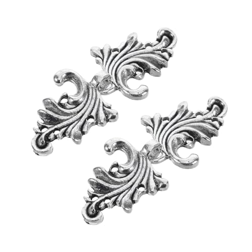 Hemobllo 2 Paare Vintage Teiliges Metall Clips für Kleider und Pullover Klassische Chinesische Hanfu Qipao Verschlüsse aus Robustem Zinklegierung Dekorative Broschen für Cardigans und von Hemobllo