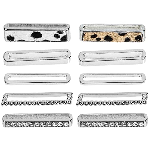 Hemobllo 2 Sätze Riemen Dekorativer Ring Uhrenarmband Betrachten Uhrenarmbänder Für Damen Silikonbänder Charms Für Bands 22 Mm Silikonarmband Fräulein Anschauen Metall Legierung Strass von Hemobllo