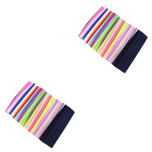 Hemobllo 44stücke Teiliges Elastische Sport-stirnbänder Für Atmungsaktive Haaraccessoires Für Yoga Laufen Und Fitness Für Alltag Und Besondere Anlässe von Hemobllo