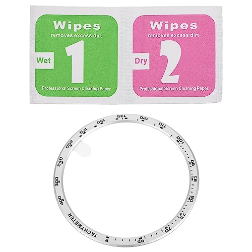 Hemobllo 2 Stücke Metall Uhr Lünette Scratch Funktion Fit Für Watch4 Robuste Sleek von Hemobllo