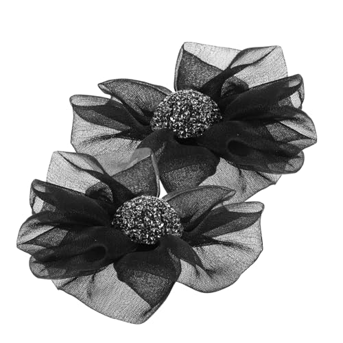 Hemobllo 2 Stück Abnehmbare Stoff Schuhclips mit Rosenblumen Eleganter Schuhschmuck für High Heels Einfach zu Befestigen für DIY Schuhdekorationen und Hochzeitsschuh Accessoires von Hemobllo