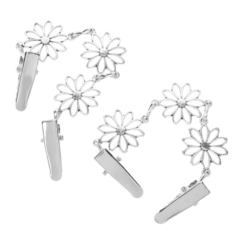 Hemobllo 2 Stück Cardigan Clip Langlebiger Strickjacken Clip aus Zinklegierung für Damen Vielseitig für Sweater Kleider Schals Einfach Anzuwenden Modisches Schmuckaccessoire von Hemobllo