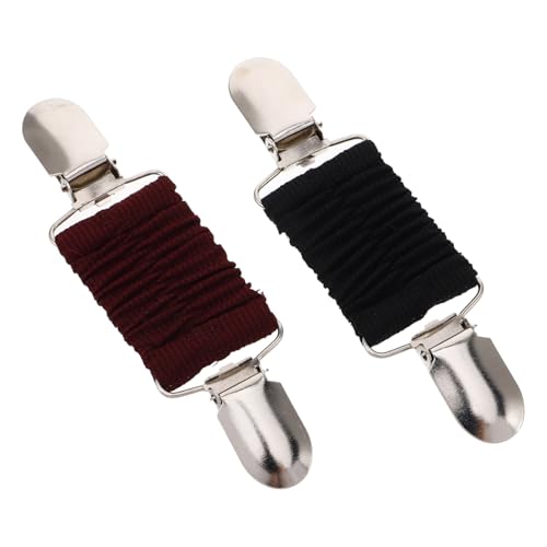 Hemobllo 2 Stück Cardigan Clips für Damen Elastische Taillen Cinch Clips Pullover Schal Halter Mode Retro für Sicheren Sitz und Stilvolles Outfit von Hemobllo