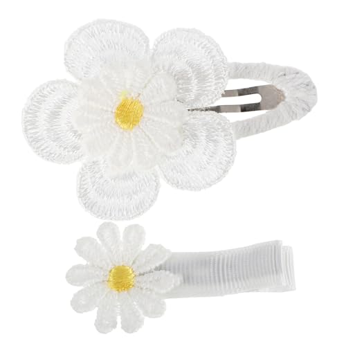 Hemobllo 2 Stück Daisy Blumen Haarklammern Süßer Haarclip mit Frischem Design für Damen und Mädchen Strandurlaub Foto Haarschmuck Zubehör von Hemobllo
