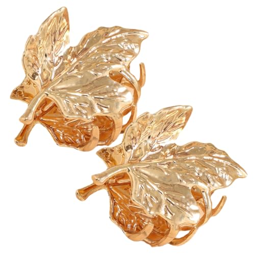 Hemobllo 2 Stück Große Haarklammern Design Stabile Metall Haarkralle für Damen zum Festen Beim Schminken Kochen Sport und Alltag Geeignet von Hemobllo