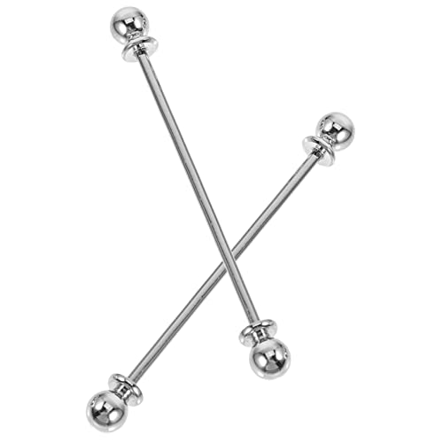 Hemobllo 2 Stück Herren Hemd Kragenstifte aus Metall Krawattennadel und Kragenhalter für Anzughemden Leicht Einfach zu Befestigen Modisches Accessoire für Business und Festliche Anlässe von Hemobllo