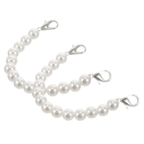 Hemobllo 2 Stück High Heel Schuhriemen mit Perlen Verstellbare Fersensicherung für Damen Sandalen Stilvolle Komfortable Rutsch Schuhbänder Passend zu Kleidern und Bürooutfits von Hemobllo