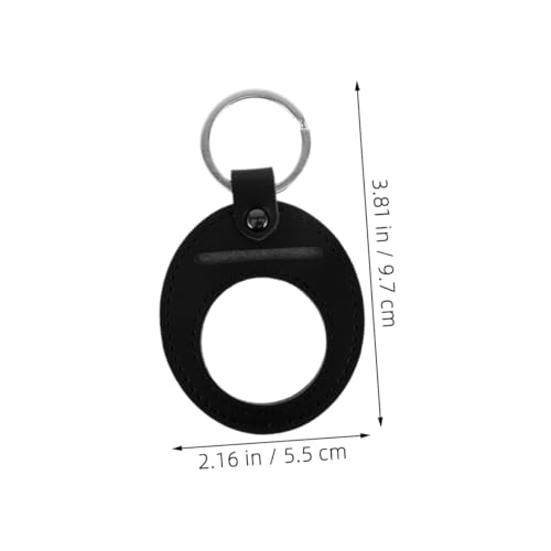 Hemobllo 2 Stück Münzhalter Schlüsselanhänger Schutzetui mit Weichem Innenfutter für Münzsammlung und Schlüssel Kratzfest Stilvolles Design Geeignet als Aa Coin Chip Keychains und von Hemobllo