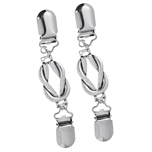 Hemobllo 2 Stück Retro Cardigan Clips aus Legiertem Dekorative Vintage Verschlussclips für Strickjacken und Schals Kragenhalter für Damen Einfach zu Befestigen und Vielseitig Einsetzbar von Hemobllo