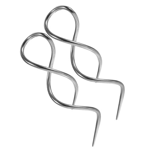 Hemobllo 2 Stück Spiralohrhänger Dangle Ohrringe Modern Geschwungenes Design Damen Alltag Schmuck von Hemobllo