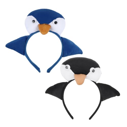 Hemobllo 2stücke Pinguin Stirnband Für Junge Mädchen Tier Party Haarbänder Cosplay Stirnband Pinguine Erwachsene Tier Stirnbänder von Hemobllo