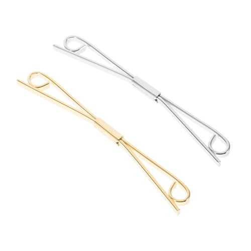 Hemobllo 2 Stück Teiliges Broschen Cardigan Clips Kupfer Kragenpins Vielseitige Strickjacken Verschlüsse Dekorative Kleidung Accessoires Schonend und Einfach Anzubringen von Hemobllo