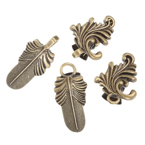 Hemobllo 2 Stück Vintage Cardigan Clips mit Floralem Robuste Schmuckbroschen für Damen Schal und Kragenhalter Vielseitiger Verschluss für Strickjacken und Umhänge von Hemobllo