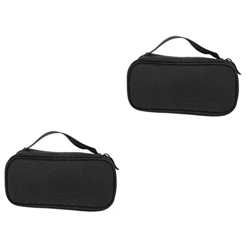 Hemobllo 2 STK Aufbewahrungstasche für Zahnbürsten aufbewahrungsbeutel travel Cable Organizer Bag elektrisch Zahnpasta Lieferungen Datenleitung Mann Kopfhörerkabel Oxford-Stoff von Hemobllo