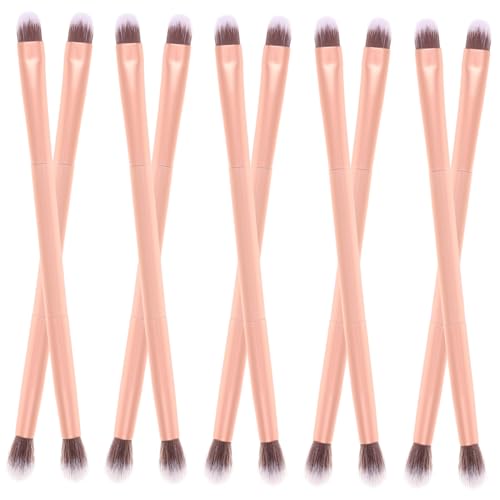 Hemobllo 24Stücke Teiliges Make Up Pinselset für Gesicht Doppelte Kosmetikbürsten für Lidschatten und Konturierung Leicht und Tragbar für Professionelle Anwendungen von Hemobllo