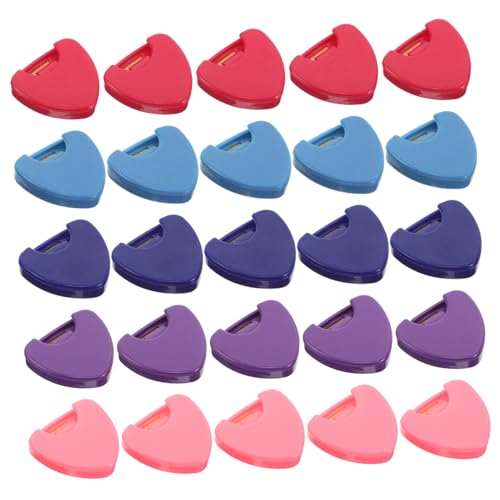 Hemobllo 25 Stück Teiliges Gitarren Plektrum Organizer Dreieckiger Mini Pick Case aus Robustem Kunststoff Tragbar mit Sicherem Griff Geeignet für Bass Ukulele Banjo Zubehör für Musiker Hemobllo 25 Stück Teiliges Gitarren Plektrum Organizer Dreieckiger Mini Pick Case aus Robustem Kunststoff Tragbar mit Sicherem Griff Geeignet für Bass Ukulele Banjo Zubehör für Musiker von Hemobllo