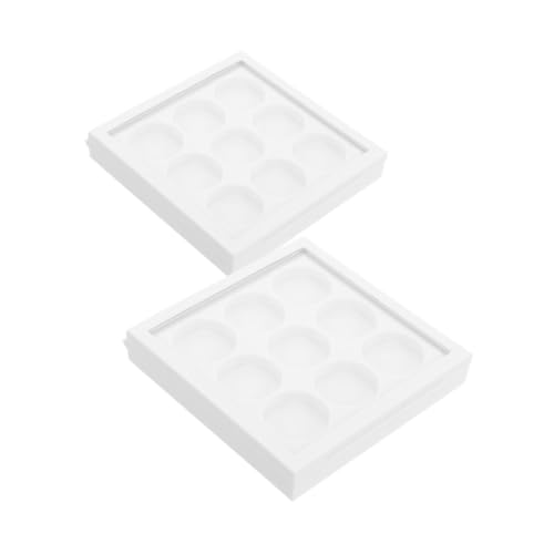 Hemobllo 2Stücke DIY Nachfüllbare Lidschatten Palette Fächer Leere Make Up Speicherbox für Lippenstift Blush Highlighter Contour und Concealer Tragbar für Reisen Make Up Organizer Hemobllo 2Stücke DIY Nachfüllbare Lidschatten Palette Fächer Leere Make Up Speicherbox für Lippenstift Blush Highlighter Contour und Concealer Tragbar für Reisen Make Up Organizer von Hemobllo