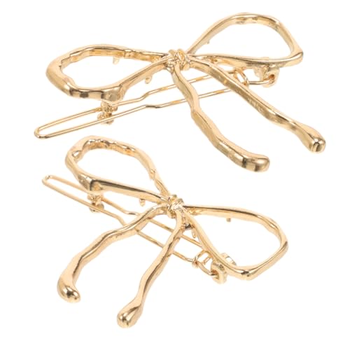 Hemobllo 2Stücke Damen Haarklammern mit Charmantem Bowknot Design Dekorative und Rutschfeste Haarspangen für Besondere Anlässe und Täglichen Gebrauch von Hemobllo