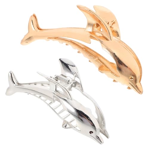 Hemobllo 2Stücke Haarspangen aus Große Krallenklammern und Rutschfeste Haarclips für Damen für Partys Hochzeiten von Hemobllo