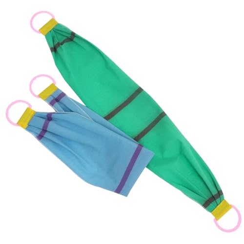 Hemobllo 2stücke Peeling Handtuch Für Körper Und Rücken Badeschrubber Mit Mittlerer Härte Hautpeelingtücher Für Tägliche Reinigung Kompakt Und Leicht Für Einfachen Transport von Hemobllo