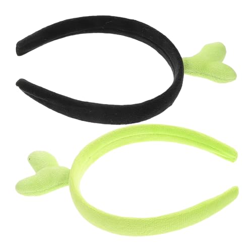 Hemobllo 2stücke Lustiges Sojasprossen Stirnband Niedlicher Baumsämling Haarschmuck Cosplay Stirnband Neuartige Sojasprossen Form Kopfbedeckung Für Mädchen von Hemobllo
