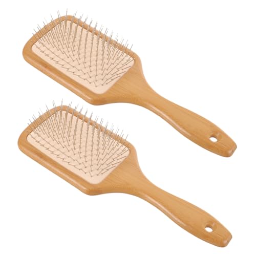 Hemobllo 2stücke Haarmassagebürste Aus Quadratischer Kopf Für Damen Und Herren Tragbar Mit Massagefunktion Für Reisen Büro Und Heimgebrauch von Hemobllo