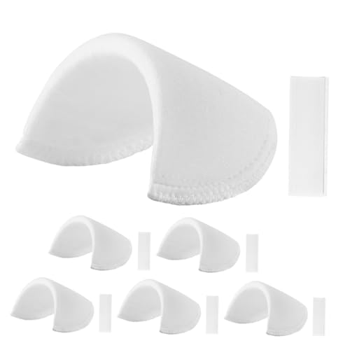 Hemobllo 3 Paare Atmungsaktive Schulterpolster für Damen und Herren Selbstklebend Dünn Elastisch und Stoßdämpfend für Anzüge Hemden und Pullover Wiederverwendbar und Waschbar von Hemobllo