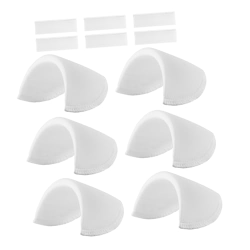 Hemobllo 3 Paare Damen Schulterpolster Selbstklebend aus Weichem Schwamm Dünn Atmungsaktiv und Elastisch für Blazer und Jacken Unterstützt Schulterform für Alltag und Besondere von Hemobllo