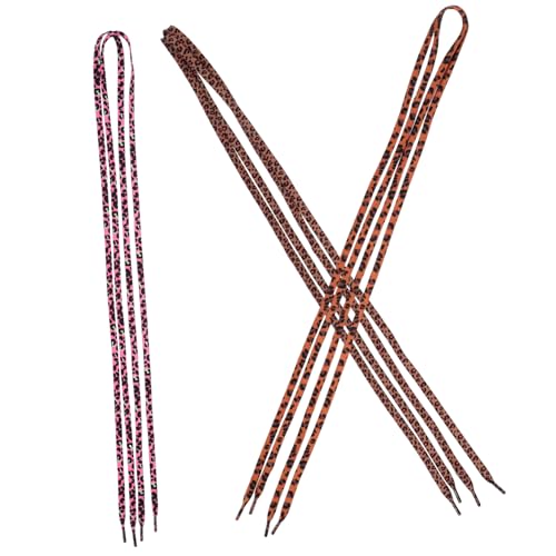 Hemobllo 3 Paare Flache Leoparden Schnürsenkel Schnürbänder für Sneaker Klassische Tiermuster Schuhzubehör Einfach zu Binden Vielseitig Einsetzbar für Damen und Herren Hemobllo 3 Paare Flache Leoparden Schnürsenkel Schnürbänder für Sneaker Klassische Tiermuster Schuhzubehör Einfach zu Binden Vielseitig Einsetzbar für Damen und Herren von Hemobllo