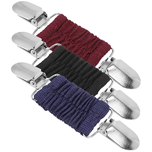 Hemobllo 3 Stück Teiliges Elastische Strickjacken Clips aus Legierung Vielseitige Pullover Clips für Damen Kleidungs und Schalhalter Einfach Anzubringen und Abnehmbar Geeignet für von Hemobllo