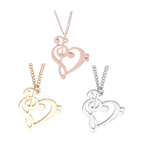 Hemobllo 3 Stück Teiliges Herzanhänger Halskette aus Legierung Lange Schmuckkette für Damen Geeignet als Schmuckaccessoire zu Pullovern Kleidern und Mänteln Leichte und Glänzende Hemobllo 3 Stück Teiliges Herzanhänger Halskette aus Legierung Lange Schmuckkette für Damen Geeignet als Schmuckaccessoire zu Pullovern Kleidern und Mänteln Leichte und Glänzende von Hemobllo