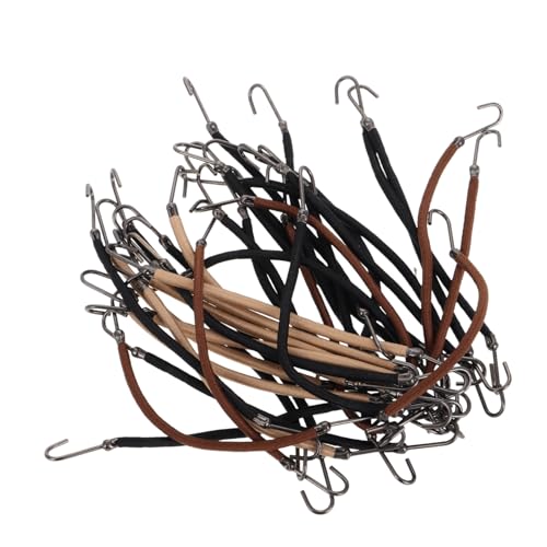 Hemobllo 36stücke Elastische Haarspangen Mit Haken Für Zöpfe Haargummis Zum Wickeln Styling-haarspangen Für Frauen Bungee-haargummis Safety Hair Ties von Hemobllo