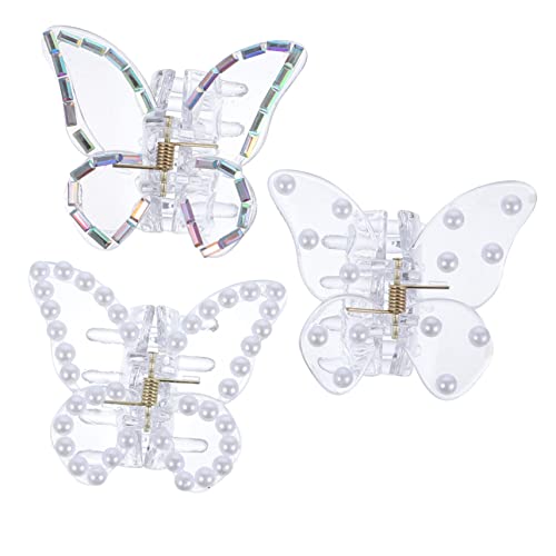 Hemobllo 3stücke Butterfly Haarclips Einzigartige Schmetterlings Haarklammern Für Frauen Rutschfeste Und Stabile Haarspangen Für Lang Kurzhaar Haarschmuck Für Alltag Und Besondere Anlässe von Hemobllo