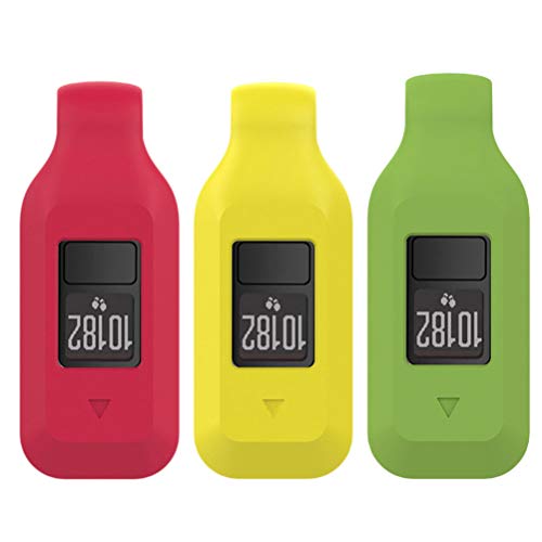 Hemobllo 3pcs Watch Replacement Clip Holder Buckle Bracelet Band Clip Clasp Suitable for Garmin Vivofit 3 for Kids Women Men (Green Yellow Red) von Hemobllo