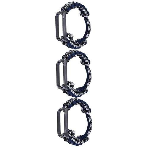 Hemobllo 3 Stücke Gestrickte Armband Für 5 Ersatz Silikon Band Leichte Tragbare Robuste Komfortable von Hemobllo