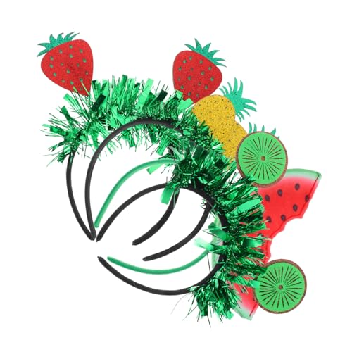 Hemobllo 4 Stück Teiliges Hawaii Stirnband mit Lustigem Obst Design Leichtes Haarschmuck für Teenager und Frauen Komfortabel Langlebig und Farbbeständig für Partys und Festivals von Hemobllo