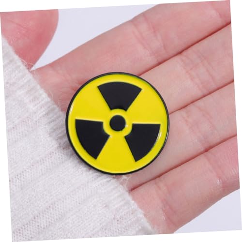 Hemobllo 4 Stück Teiliges Metall Broschen Strahlensymbol Anstecknadeln für Kleidung Rucksack Damen Schmuck Accessoires Langlebig Leicht Anzubringen von Hemobllo