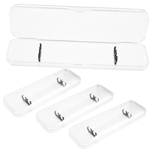 Hemobllo 4 Stück Teiliges Transparentes Pen Container Kompakte Stiftebox aus Hochwertigem Leicht und Tragbar für Füllfederhalter Kugelschreiber und Geschenkbox für und Familie Hemobllo 4 Stück Teiliges Transparentes Pen Container Kompakte Stiftebox aus Hochwertigem Leicht und Tragbar für Füllfederhalter Kugelschreiber und Geschenkbox für und Familie von Hemobllo